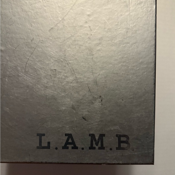 L.A.M.B Red Leather High Heel Platform Pump Shoes. Size 7 - Picture 6 of 6